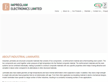 Tablet Screenshot of impreglam.com